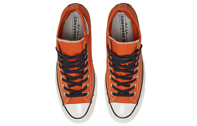 Кеды Converse 1970s Chuck High Top (оранжево-белые) — фото 4