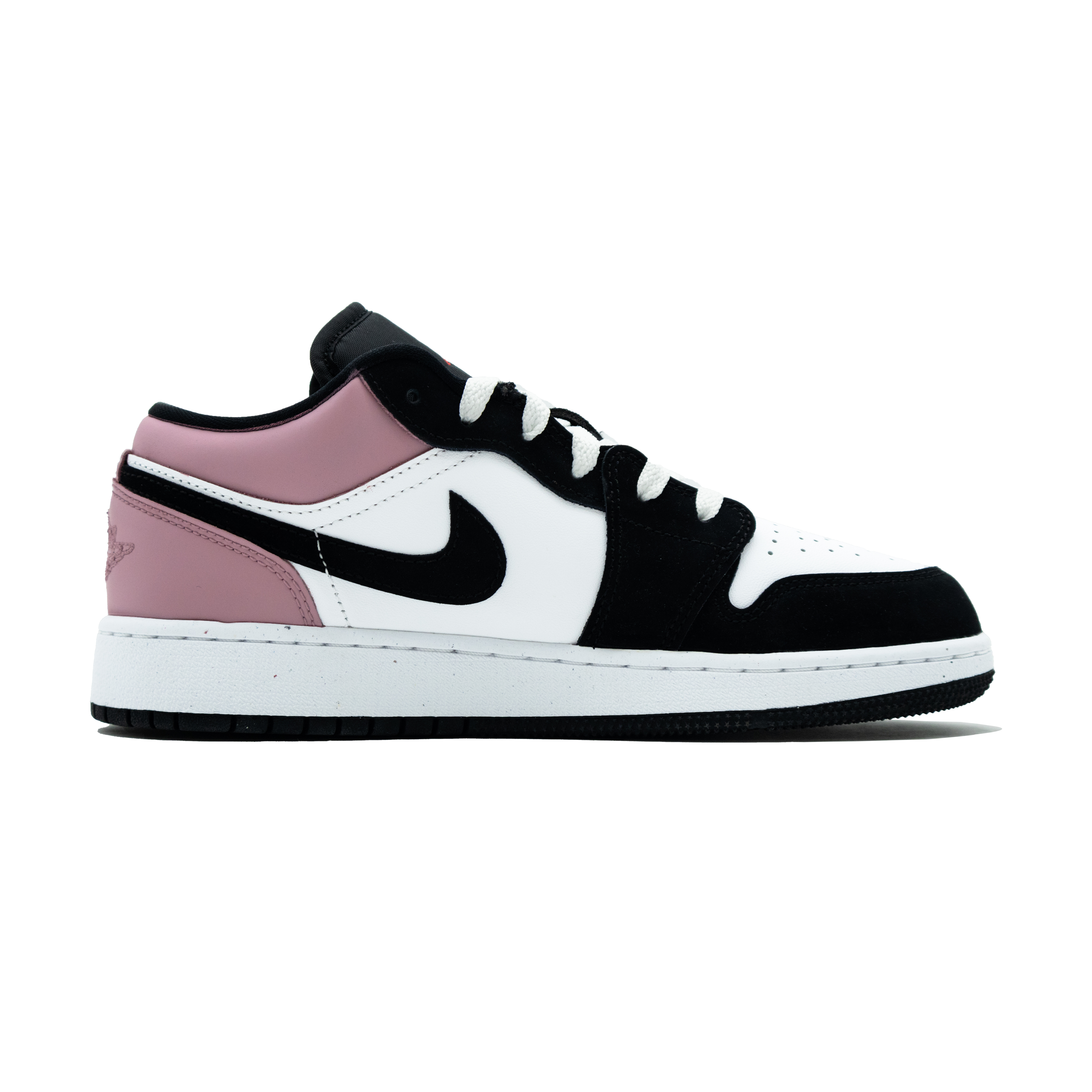 Jordan Air Jordan 1 ‘Dusk Pulse’ Abrasion Resistant Low top Vintage Basketball Shoes Unisex Black White Pink