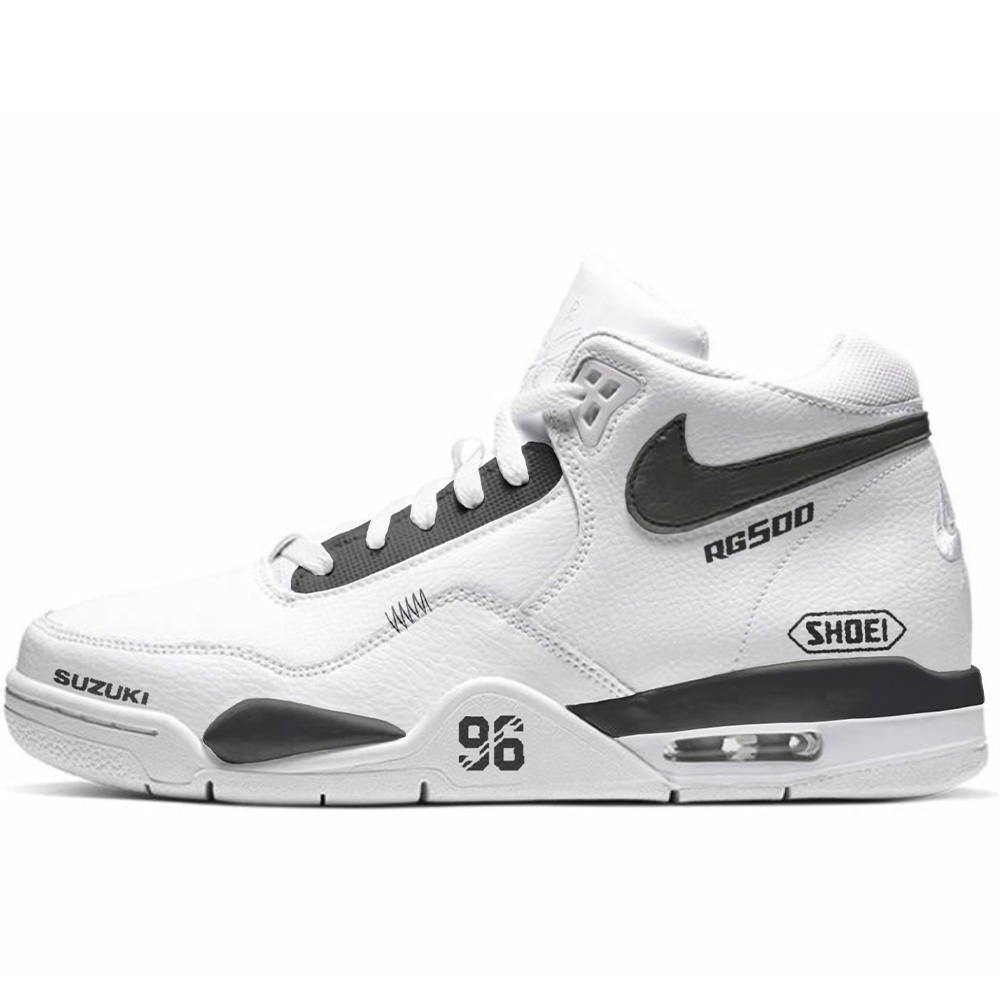 Nike Flight Legacy Slip Resistant Abrasion Resistant Slip Resistant Abrasion Resistant Mid top Vintage Basketball Shoes