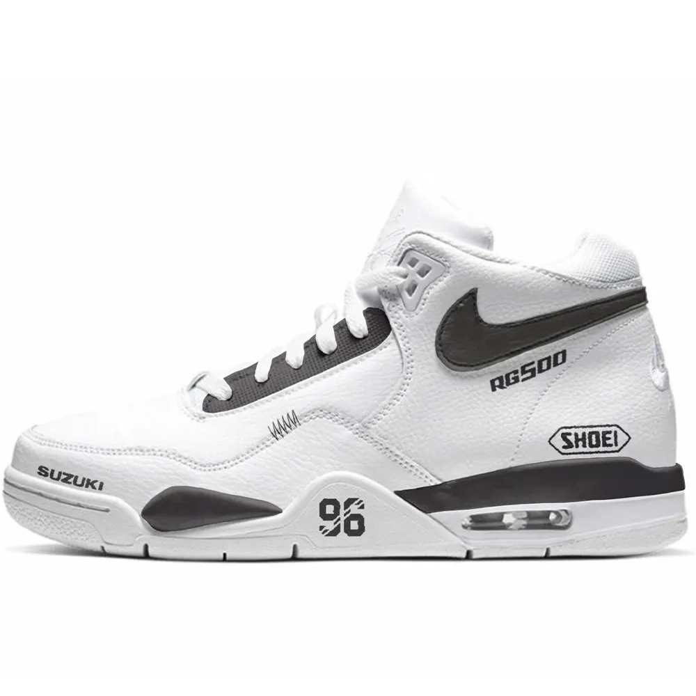 Nike Flight Legacy Slip Resistant Abrasion Resistant Slip Resistant Abrasion Resistant Mid top Vintage Basketball Shoes