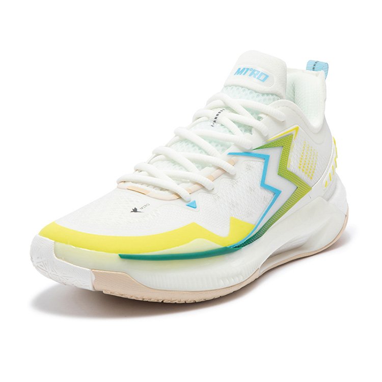 361° BIG3 5.0 Quick PRO Basketball Shoes Men’s Low Top Feather White/Malt Light Brown