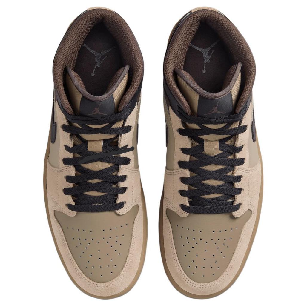 Jordan 1 Mid Khaki Baroque Brown