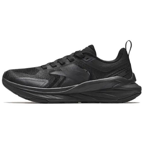 Anta Cushioning Slip Resistant Abrasion Resistant Low top Training Shoes Men's Black