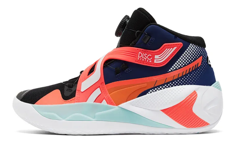 PUMA Disc Rebirth Trendy Breathable Balance Lightweight Breathable Balance Lightweight Mid top Basketball Shoes Unisex