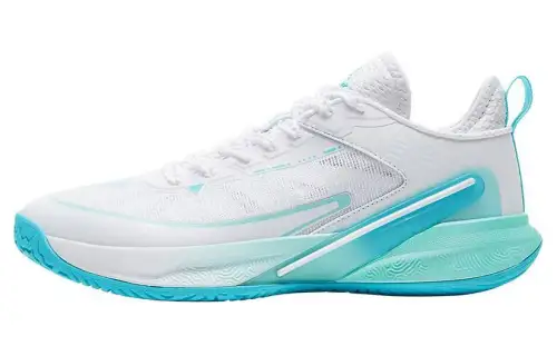 Peak volleyball shoes, shock-absorbing and wear-resistant, low-top training shoes, men's white and green
