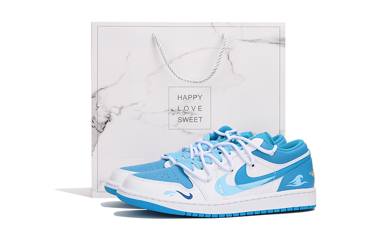 Jordan Air Jordan 1 Vintage Basketball Shoes Men's Low Top White