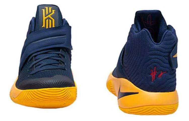 Мужские кроссовки Nike Kyrie 2 Cavs (темно-синие) — фото 5