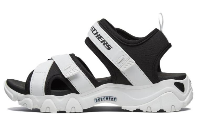 Женские сандалии Skechers D'LITES 2.0 (черно-белые)