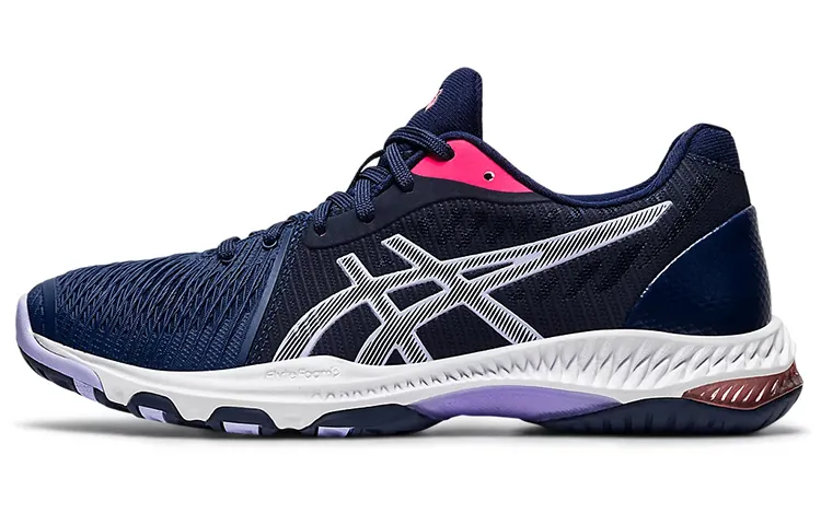 Asics Netburner Ballistic FF 2 Low top Vintage Basketball Shoes Women's Blue Black