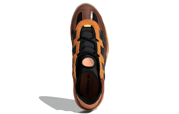 Кроссовки adidas originals Niteball hazy copper (черно-коричневые) — Чёрный / коричневый — фото 5