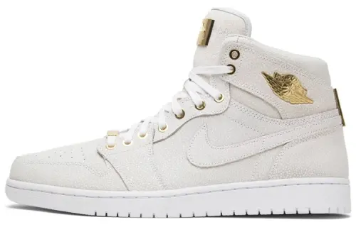 Jordan Air Jordan 1 Retro Pinnacle Comfortable Shock Absorbing Anti-Slip High Top Retro Basketball Shoes Men's Off-White