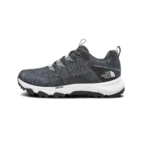 THE NORTH FACE Slip Resistant Abrasion Resistant Low top Mountaineering & Hiking Shoes Women's Gray White