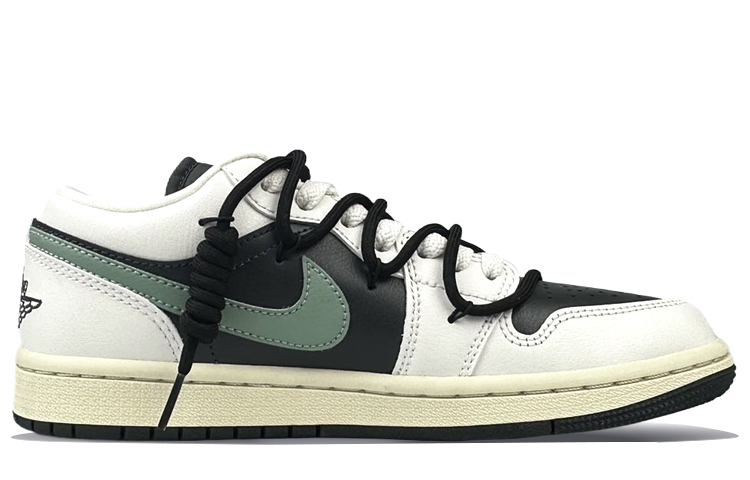 Jordan Air Jordan 1 Abrasion Resistant Breathable Abrasion Resistant Breathable Low top Vintage Basketball Shoes Unisex