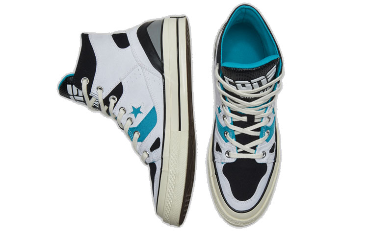 Кеды Converse 1970s Chuck Taylor All Star (бело-черные) — Белый / чёрный — фото 4