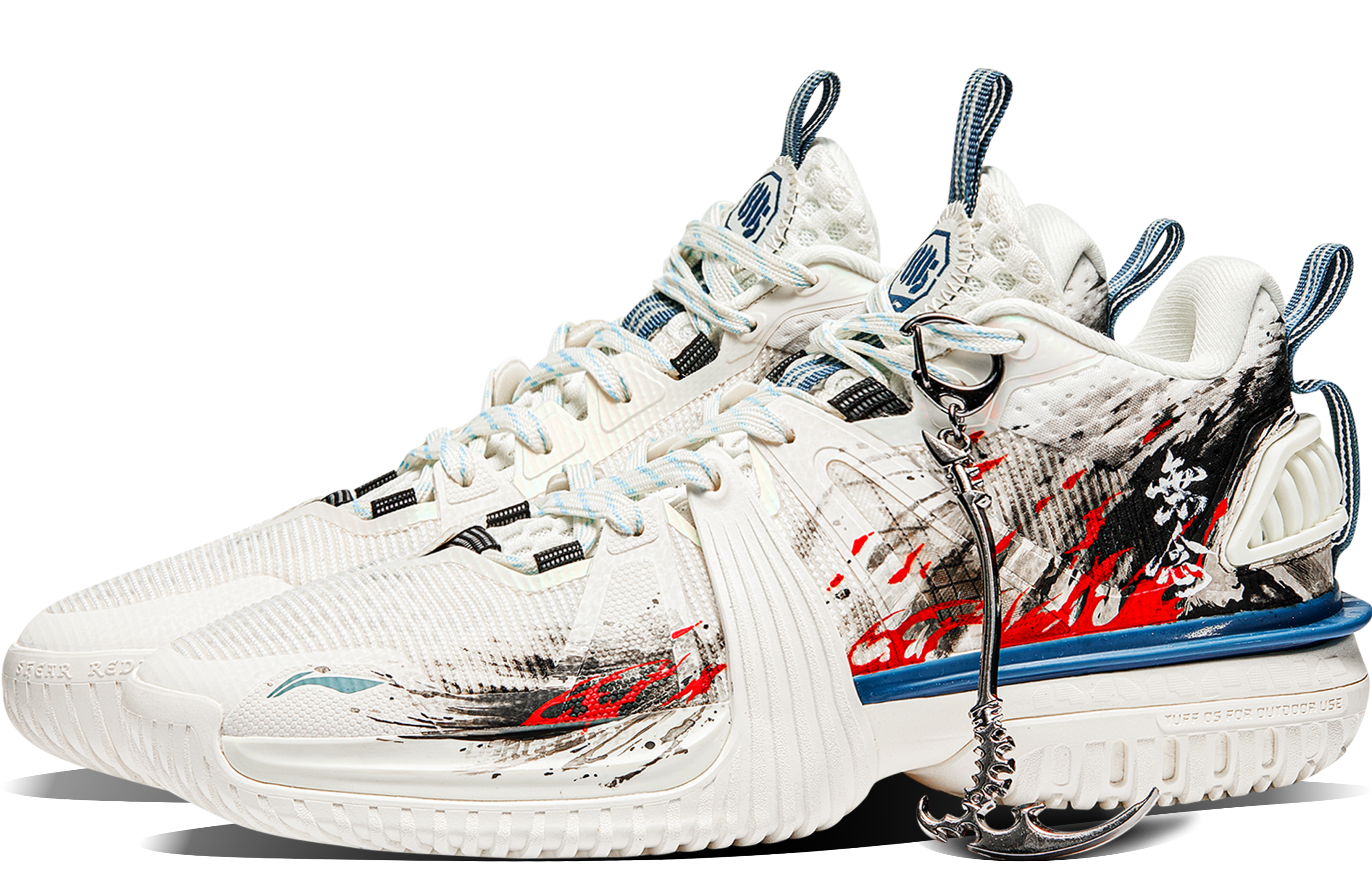 Li Ning Storm 2024 Hand Drawn, Trendy, Distressed, Textured Cushioning Breathable Lightweight