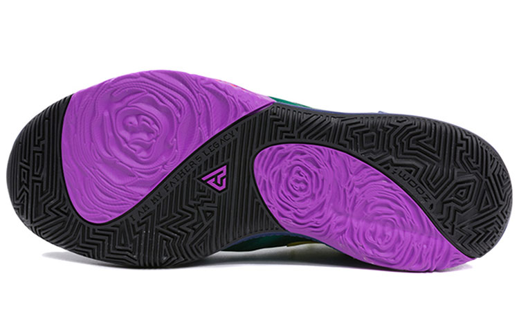 Мужские кроссовки Nike Freak 1 (сине-зеленые) — Синий / зелёный — фото 5
