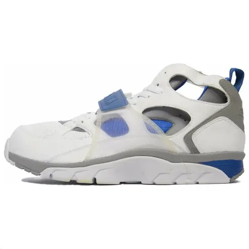 Nike Air Trainer Huarache Abrasion Resistant High top Basketball Shoes Men's White
