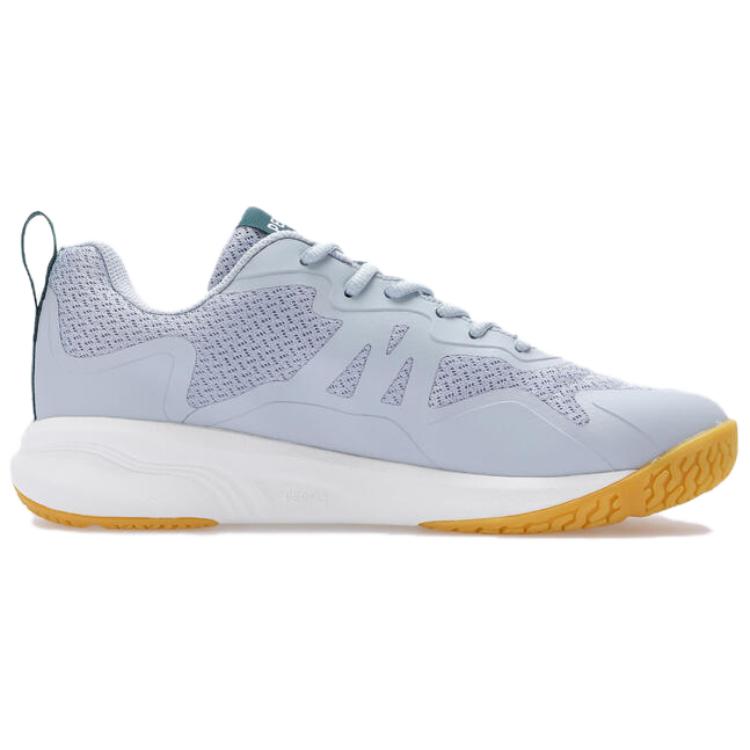 DECATHLON PERFLY Cushioning Abrasion Resistant Cushioning, Wear Resistant Low top Badminton Shoes Men’s Gray Blue