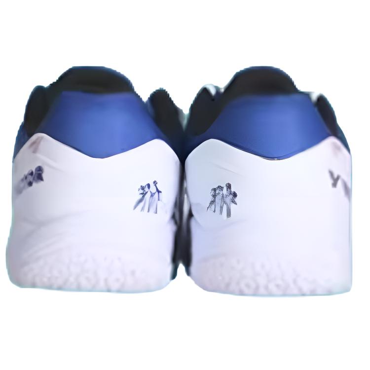 VICTOR Cushioning, Wear Resistant Low top Badminton Shoes Unisex White