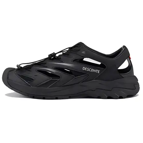 DESCENTE Sport Style Slip Resistant Breathable Grip River Trekking Shoes Unisex Black