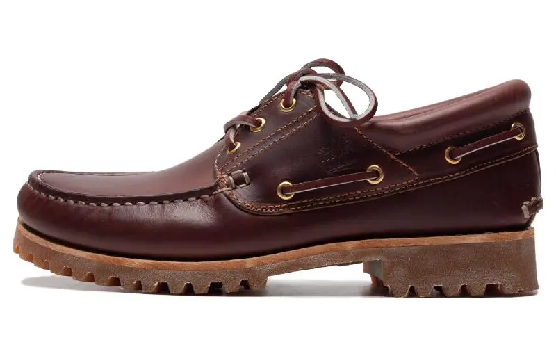 Timberland AUTHENTICS Boat Shoes Men's Dark Red
