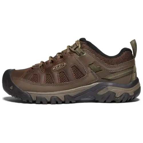 Keen Targhee Slip Resistant Abrasion Resistant Low top Hiking Shoes Men's Brown