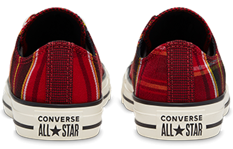 Женские кеды Converse Chuck Taylor All Star (красно-черный) — Красный / чёрный — фото 5