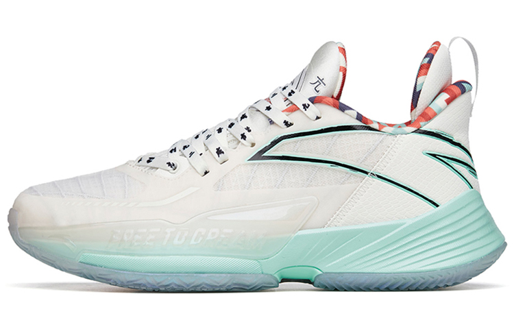 Anta Light Horseman 3 Low top Performance Basketball Shoes Men's White Green