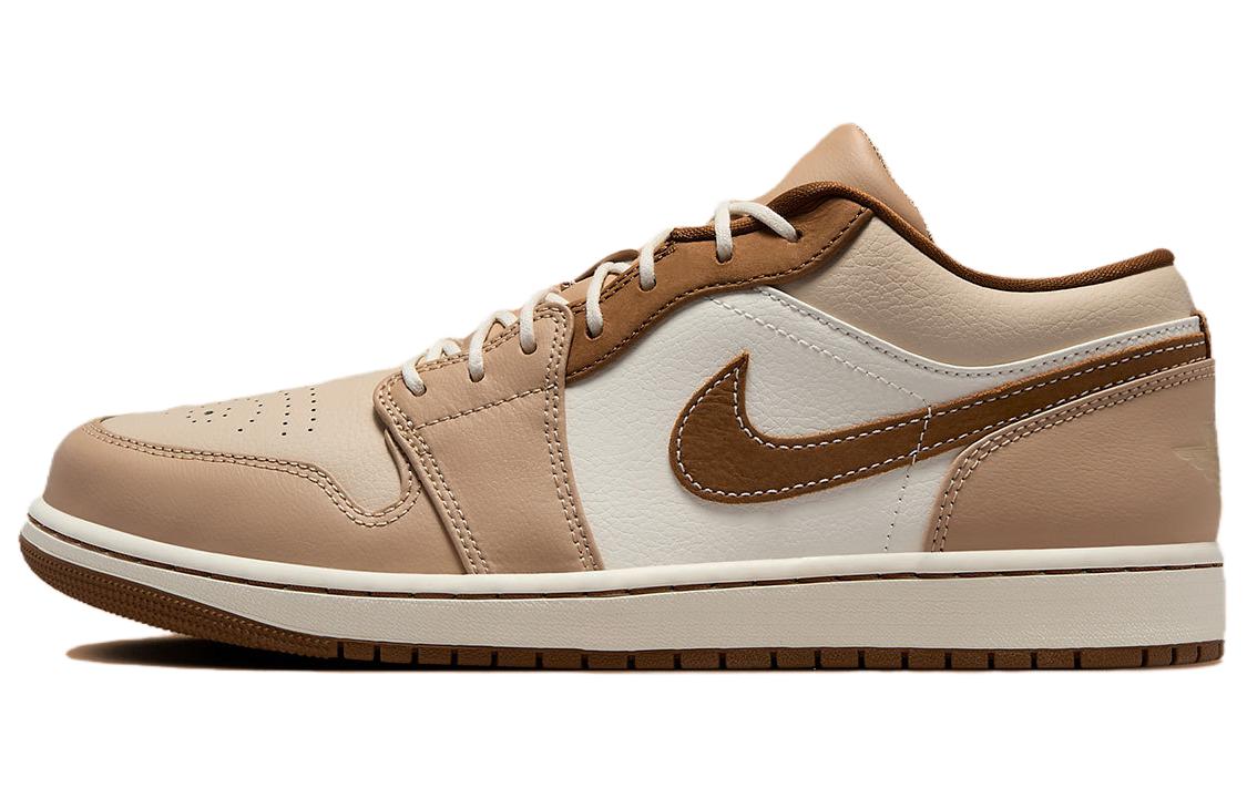 Мужские кроссовки Jordan Jordan Air Jordan 1 Low SE 'Hemp Light British Tan' (коричневые)