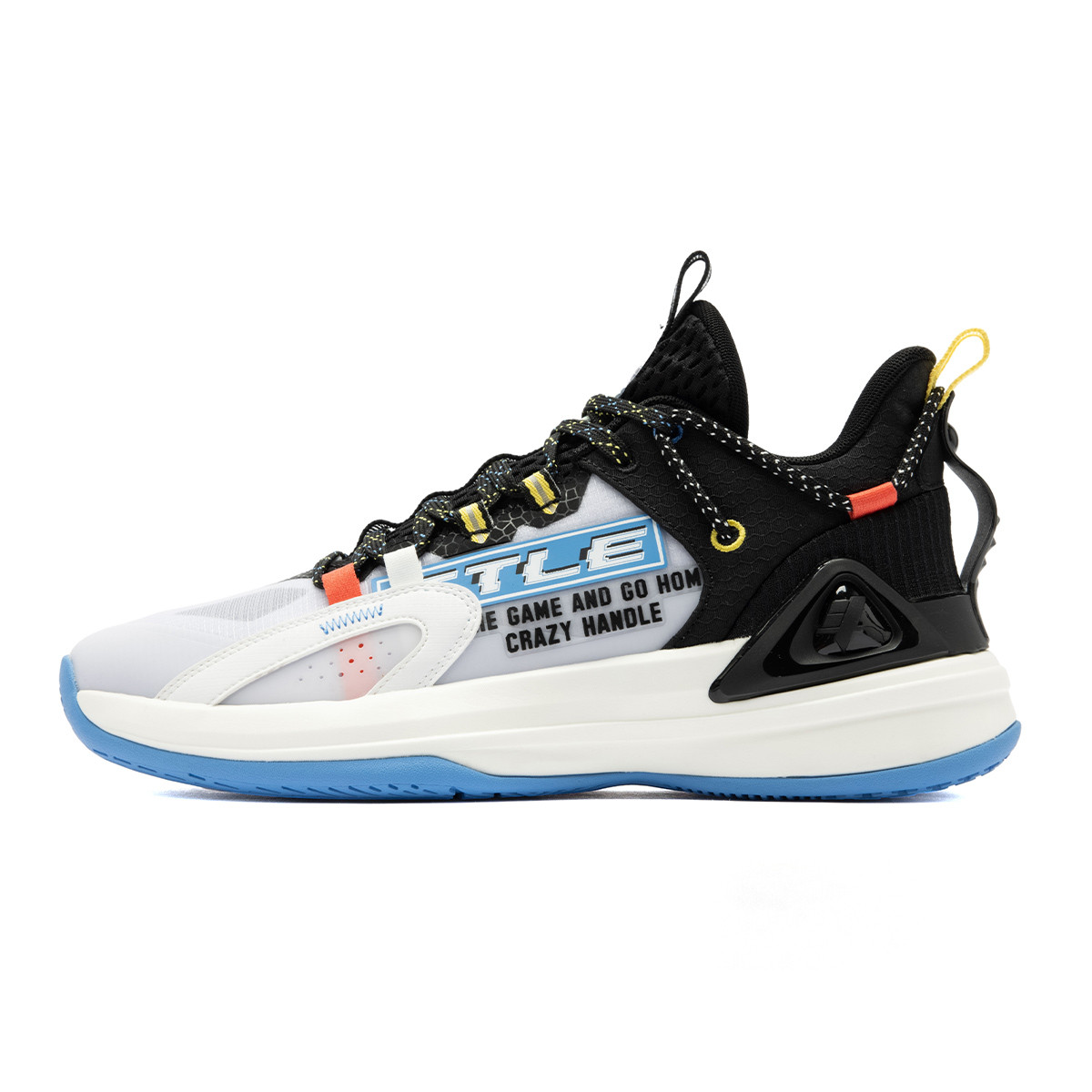 QIAODAN Shui Cushioning Abrasion Resistant Cushioning, Wear Resistant Mid top Performance Basketball Shoes Men’s