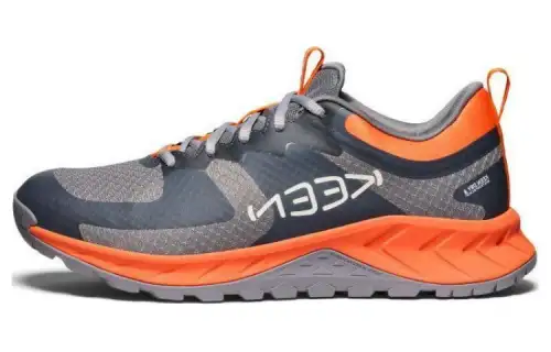 Keen Versacore Comfortable Non Slip And Waterproof Low top Mountaineering Shoes Men's Gray Orange