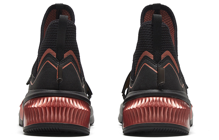 Женские кроссовки PUMA Provoke Xt Mid (черно-розовые) — Чёрный / розовый — фото 5