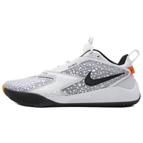Nike Air Zoom Hyperace 3 SE Soft and comfortable Non-slip and wear-resistant Low-top Volleyball shoes Men and women Light gray