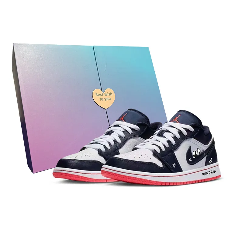 Jordan Air Jordan 1 Box, Chinese Style, Cute Panda, Lazy Panda Cushioning Abrasion Resistant Slip Resistant