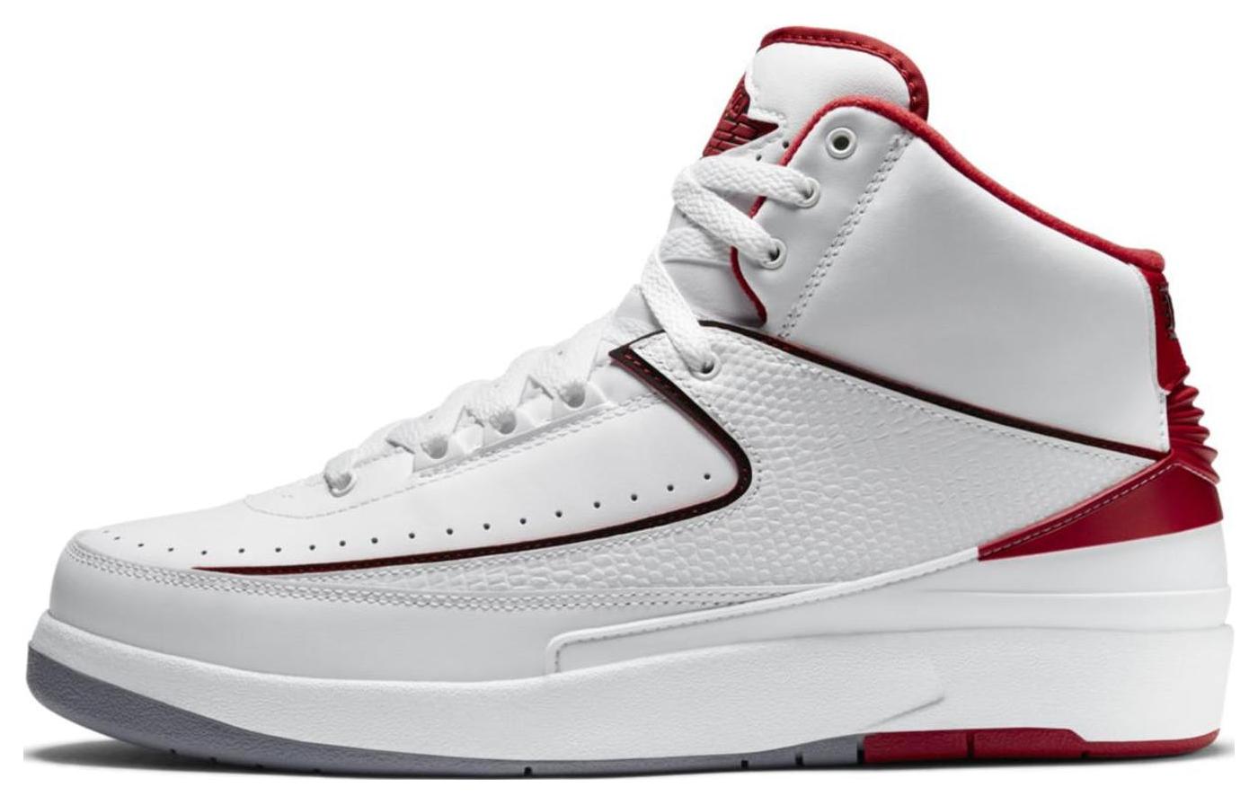 Мужские кроссовки Jordan Jordan Air Jordan 2 Retro White Red 2014 (бело-красные)