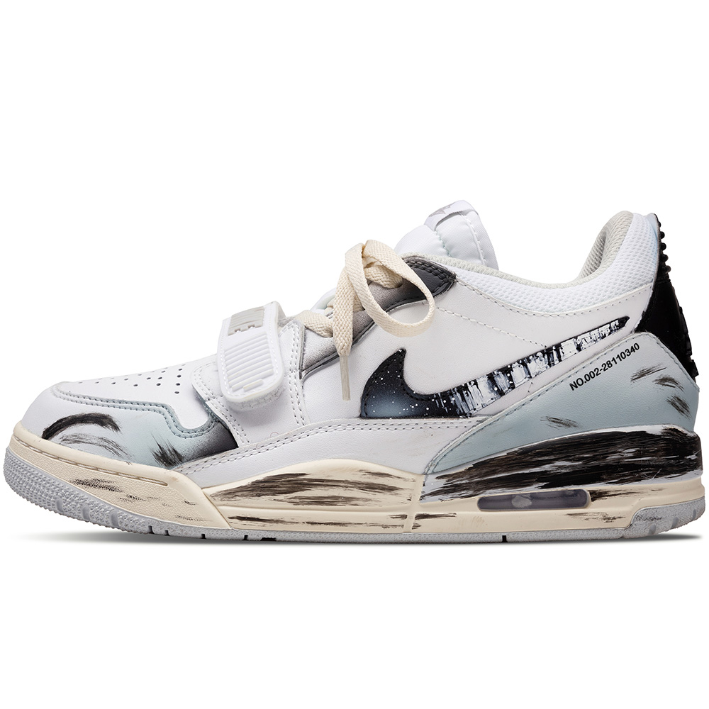 Jordan Legacy 312 Arctic Circle Synthetic Leather, Leather Abrasion Resistant Low top Vintage Basketball Shoes Men’s