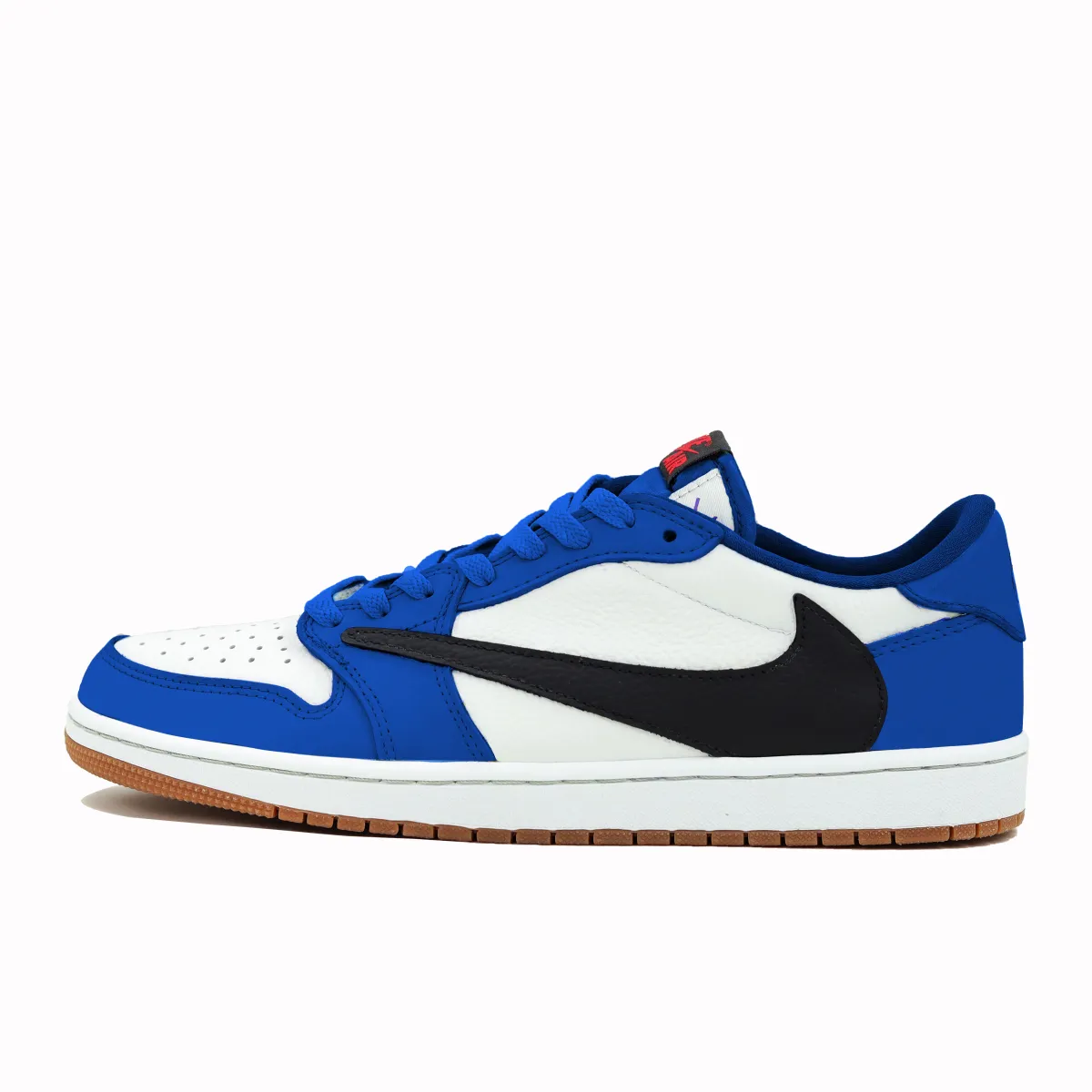 Jordan X Travis Scott Blue Travis Scott X AJ1 Cushioning Slip Resistant Abrasion Resistant Low top