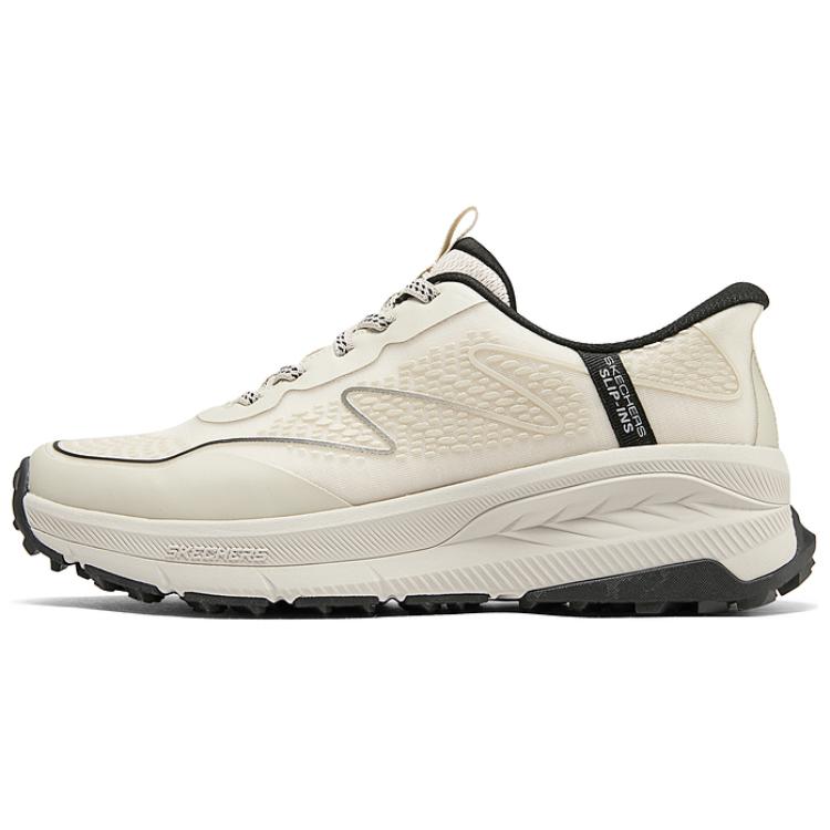 Skechers OUTDOOR MENS Trendy Low top Hiking Shoes Men’s White Black