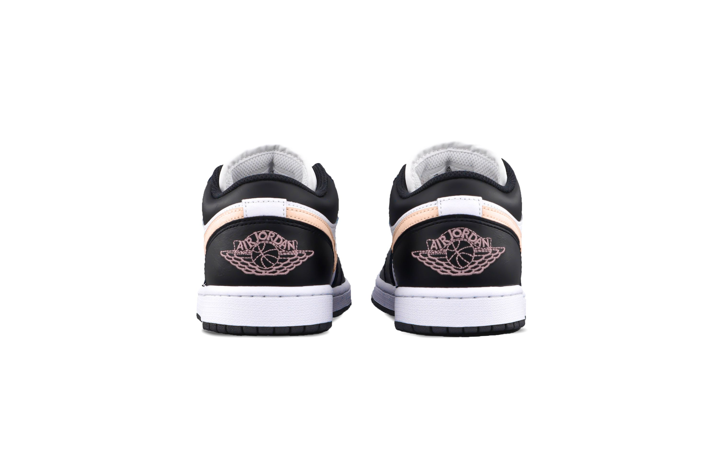 Jordan Air Jordan 1 Vintage Basketball Shoes Unisex Low Top Black/Pink