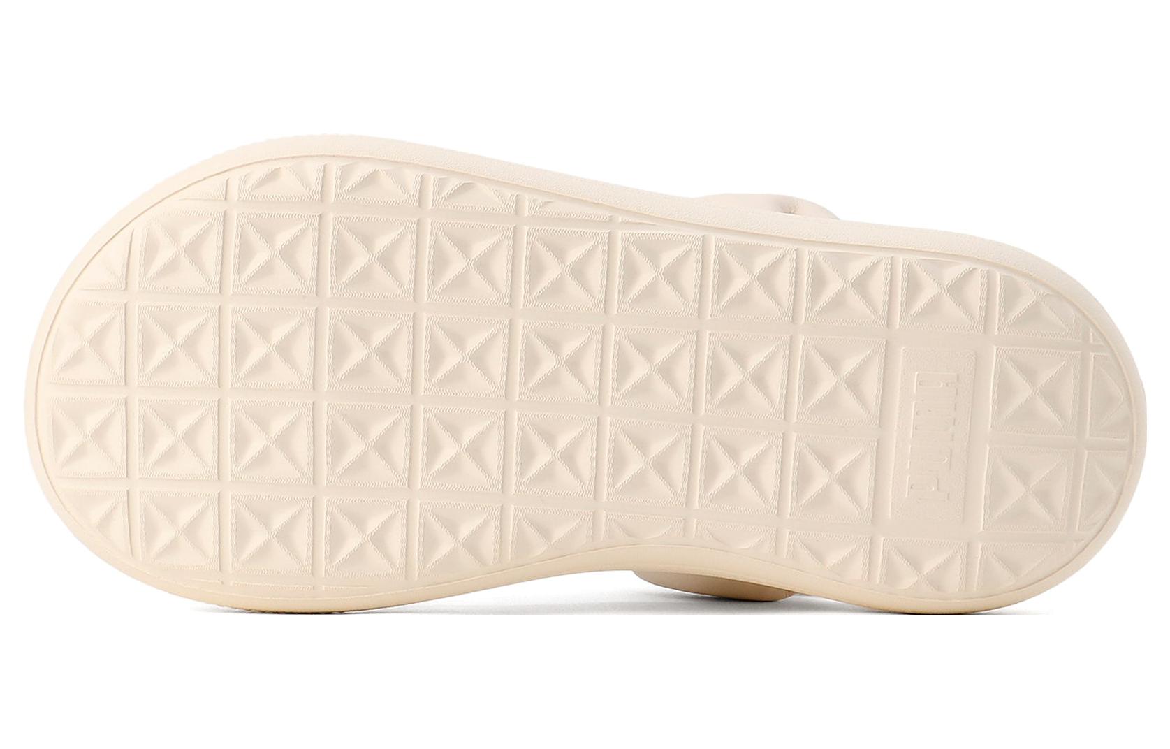 PUMA SUEDE MAYU Leather Slip Resistant Abrasion Resistant Sports Sandals Women's Beige