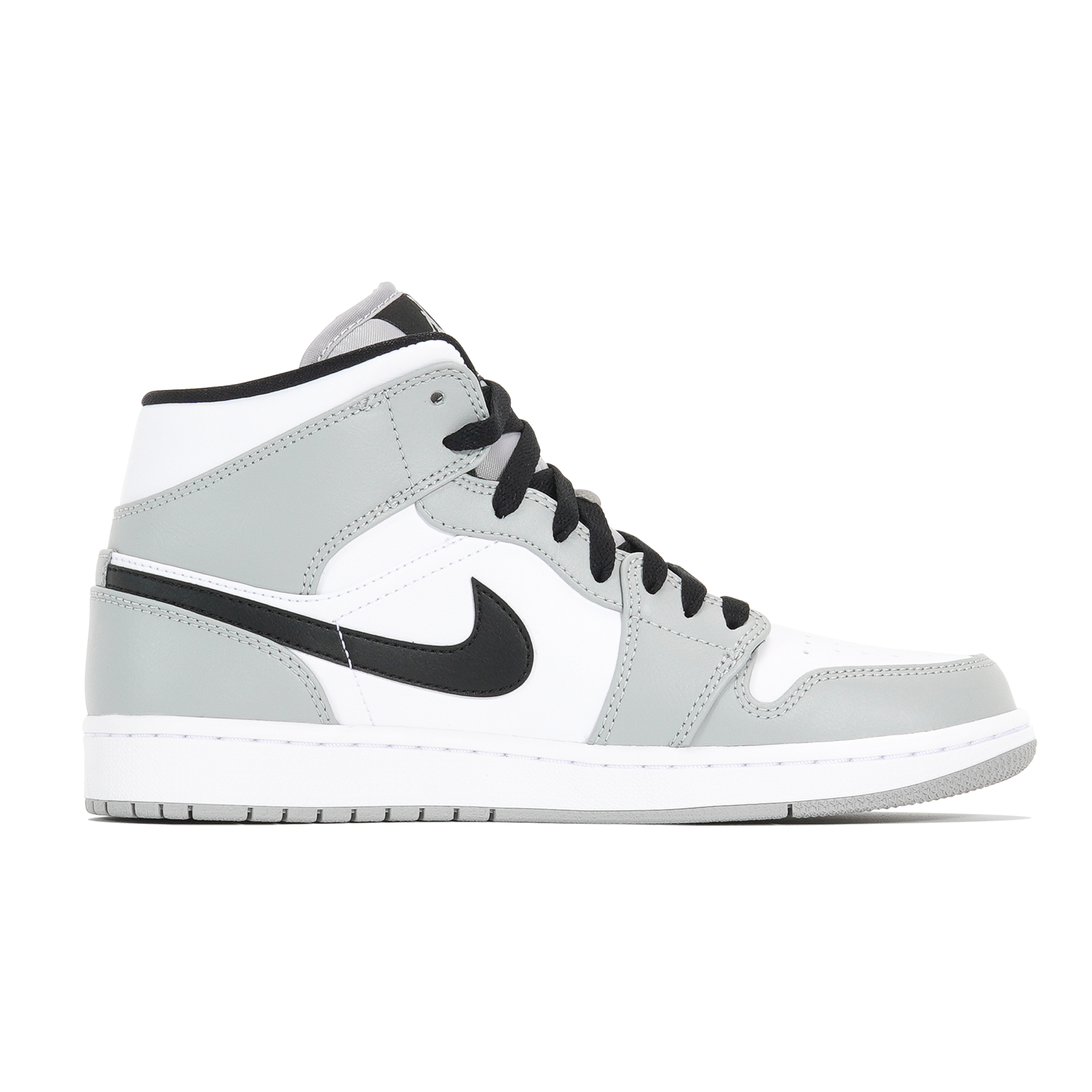 Jordan Air Jordan 1 Cushioning Slip Resistant Abrasion Resistant Mid top Vintage Basketball Shoes Men’s White Gray