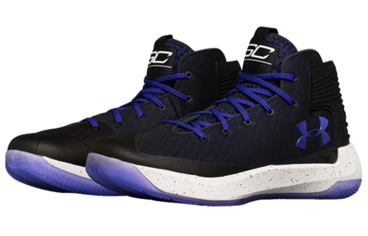 Мужские кроссовки Under Armour Curry 3zer0 (синие) — фото 3