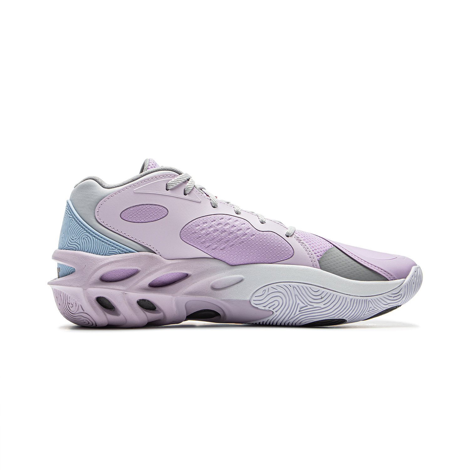 Li Ning XinSheng Mid top Basketball Shoes Men’s Light Purple