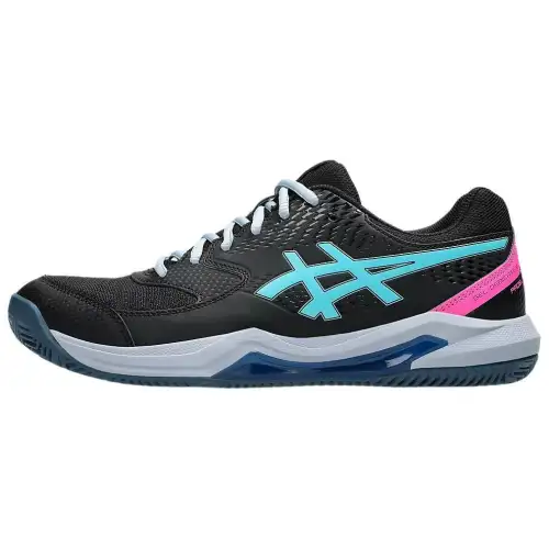 ASICS Gel Dedicate 8 Padel Black Energy Aqua