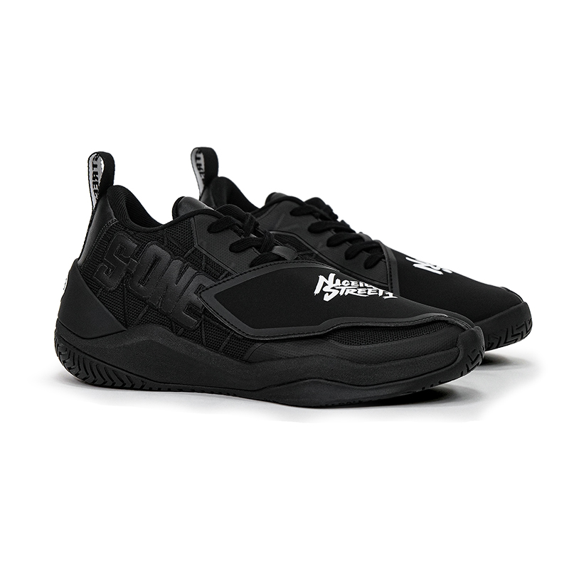 NICEID Cushioning Slip Resistant Grip Mid top Basketball Shoes Men’s Black