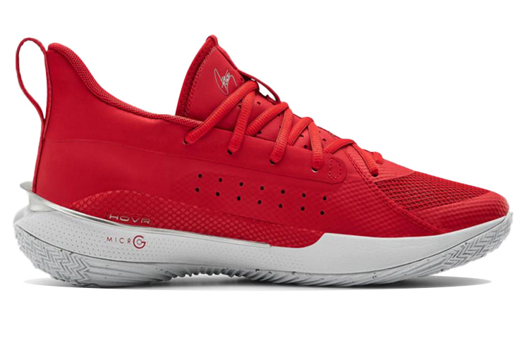 Кроссовки Under Armour Curry 7 (красные) — фото 2