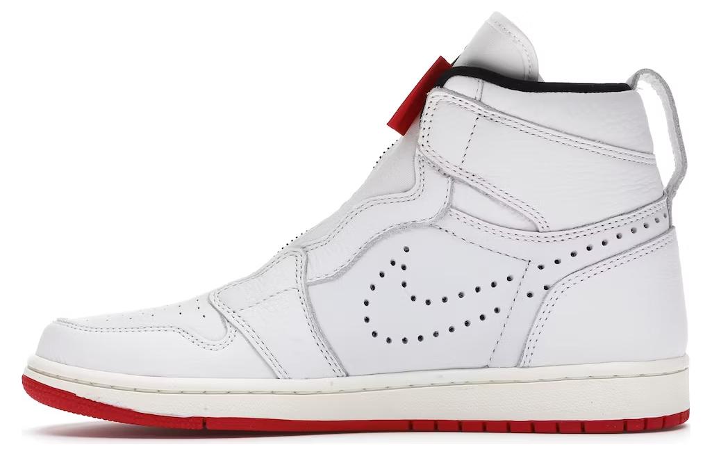 Jordan 1 Retro High Zip White University Red