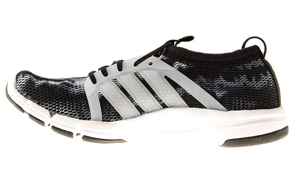 Adidas Core Grace Fabric Cushioning Slip Resistant Low top Training Shoes Women's Black White