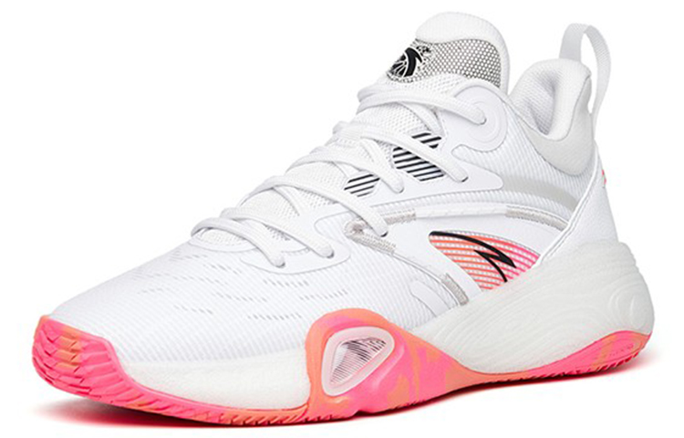 Anta Basketball Collection Feather Textile, Synthetic Leather Cushioning Slip Resistant Abrasion Resistant Breathable