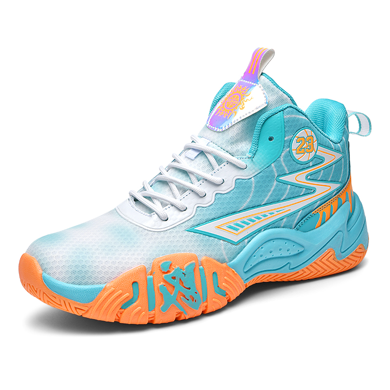 GQWE Cushioning Slip Resistant Abrasion Resistant Rebound Mid top Basketball Shoes Unisex
